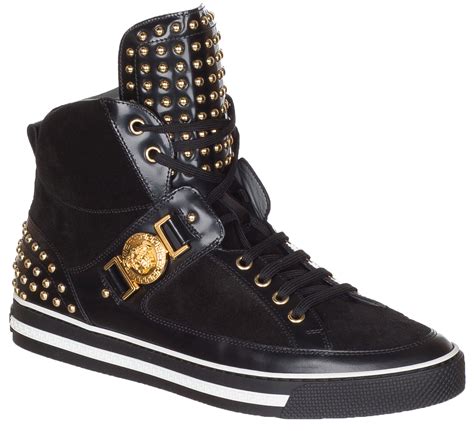 versace 2016 high top sneaker|high top versace sneakers men.